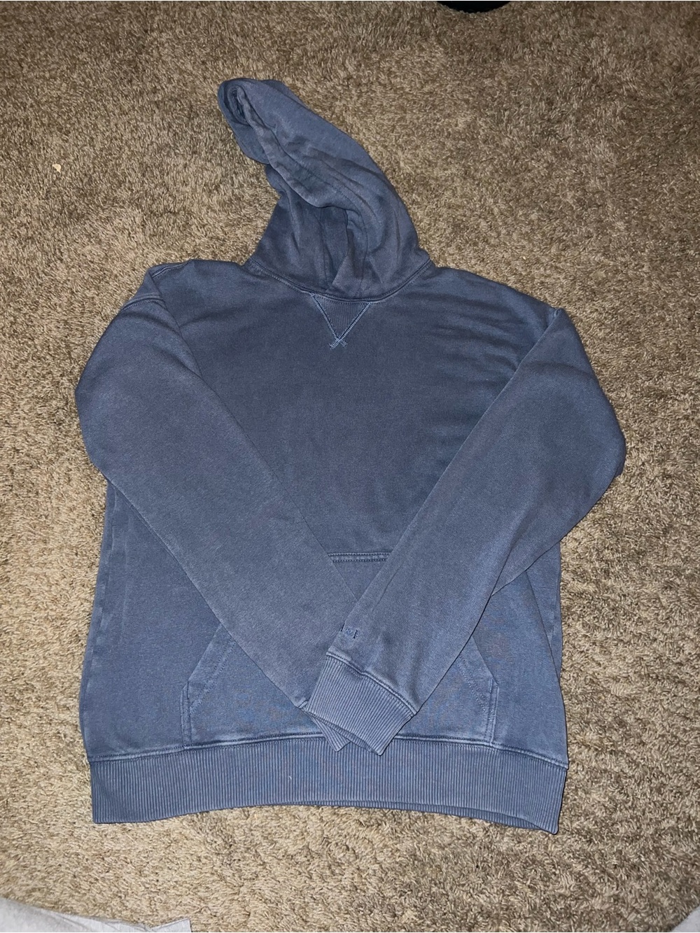 abercrombie kids Navy Blue Hooded Pullover Sweatshirt